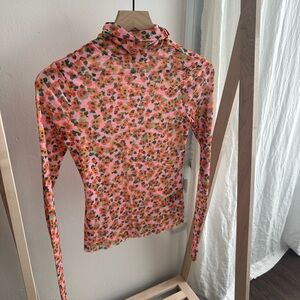 Floral Long Sleeve Women's Top